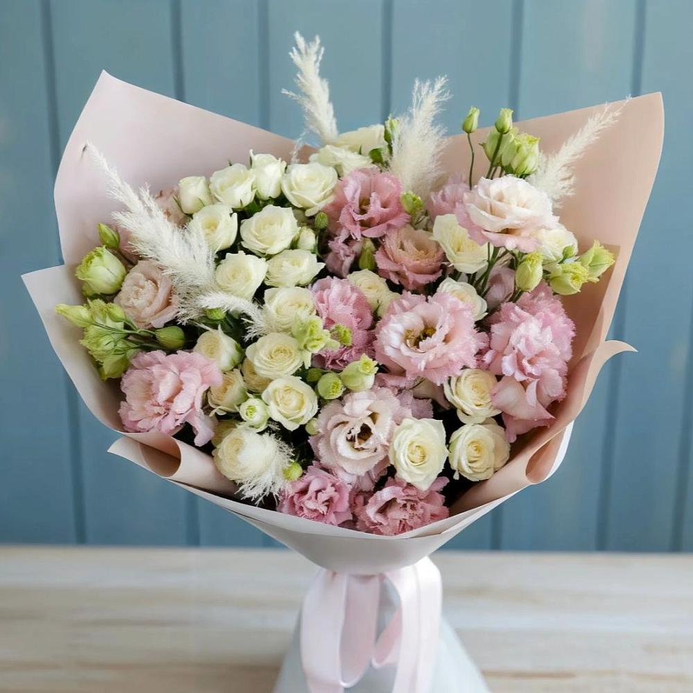 Букет цветов из: Альстромерии и Розы в Белгороде