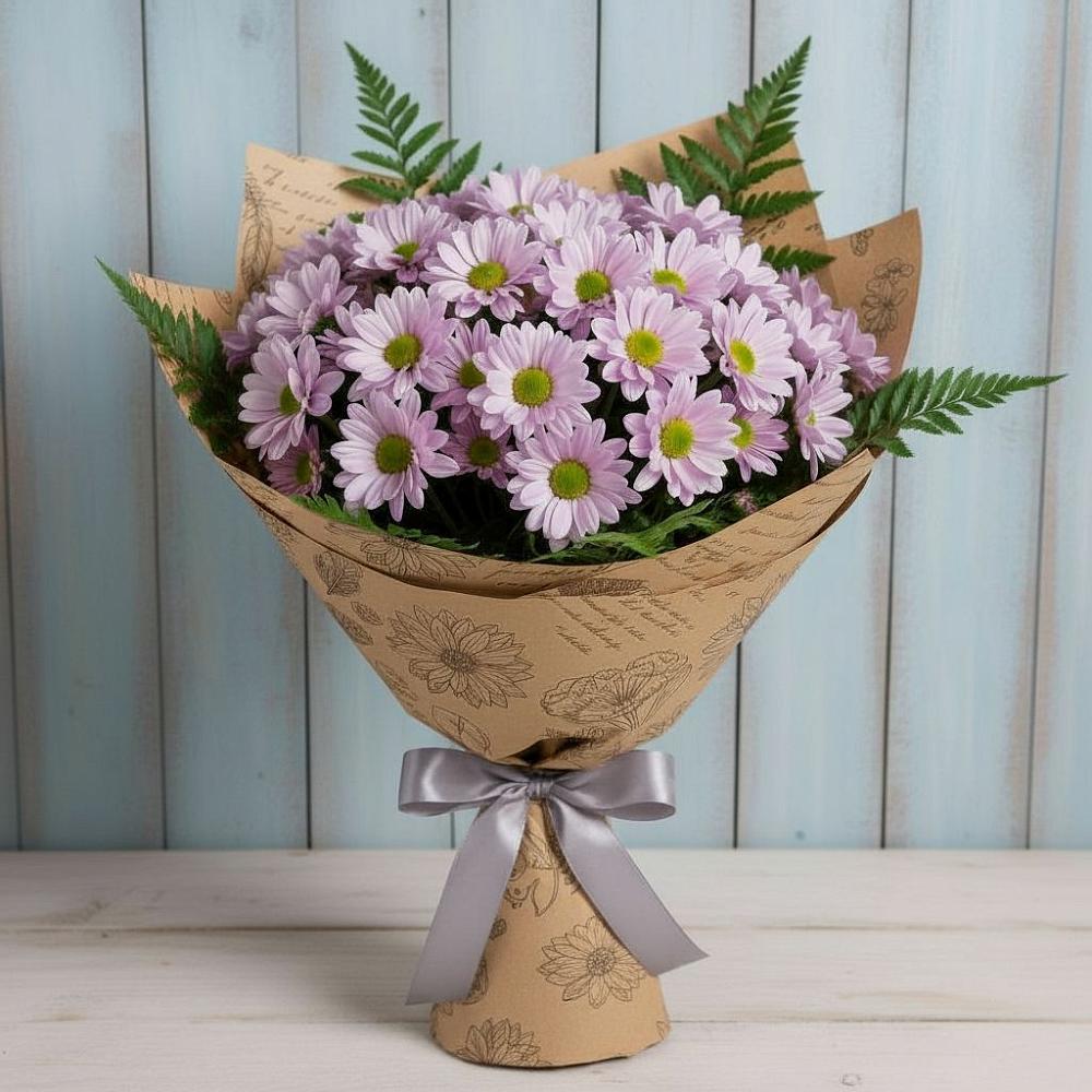 Букет соблазн в Белгороде Букет цветов из: Хризантемы в Белгороде