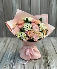 Букет цветов из:  Гвоздики, Розы и Хризантемы #REPLACE_PRED# Белгороде