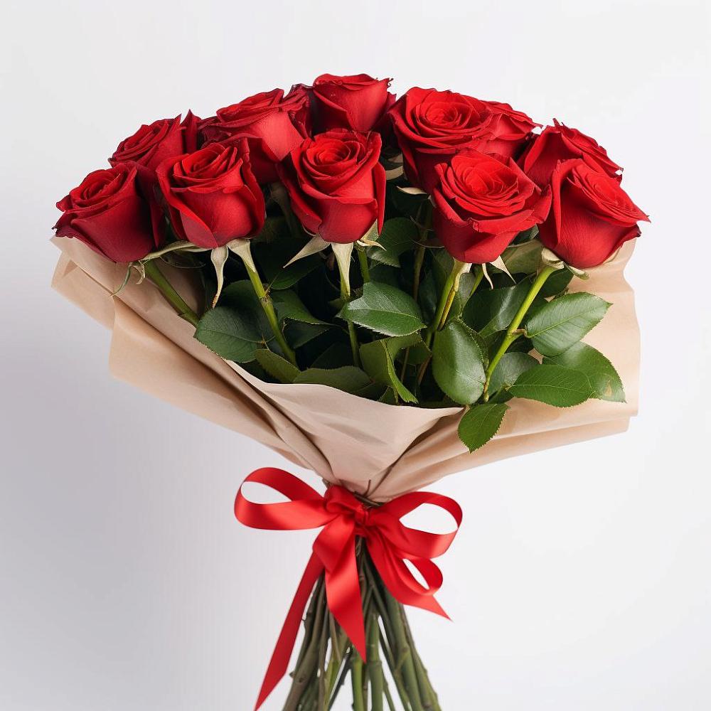 Букет 11 Красных роз Эдлесс Лав в Белгороде